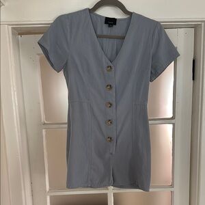Lumiere Light Blue Button-Down Dress